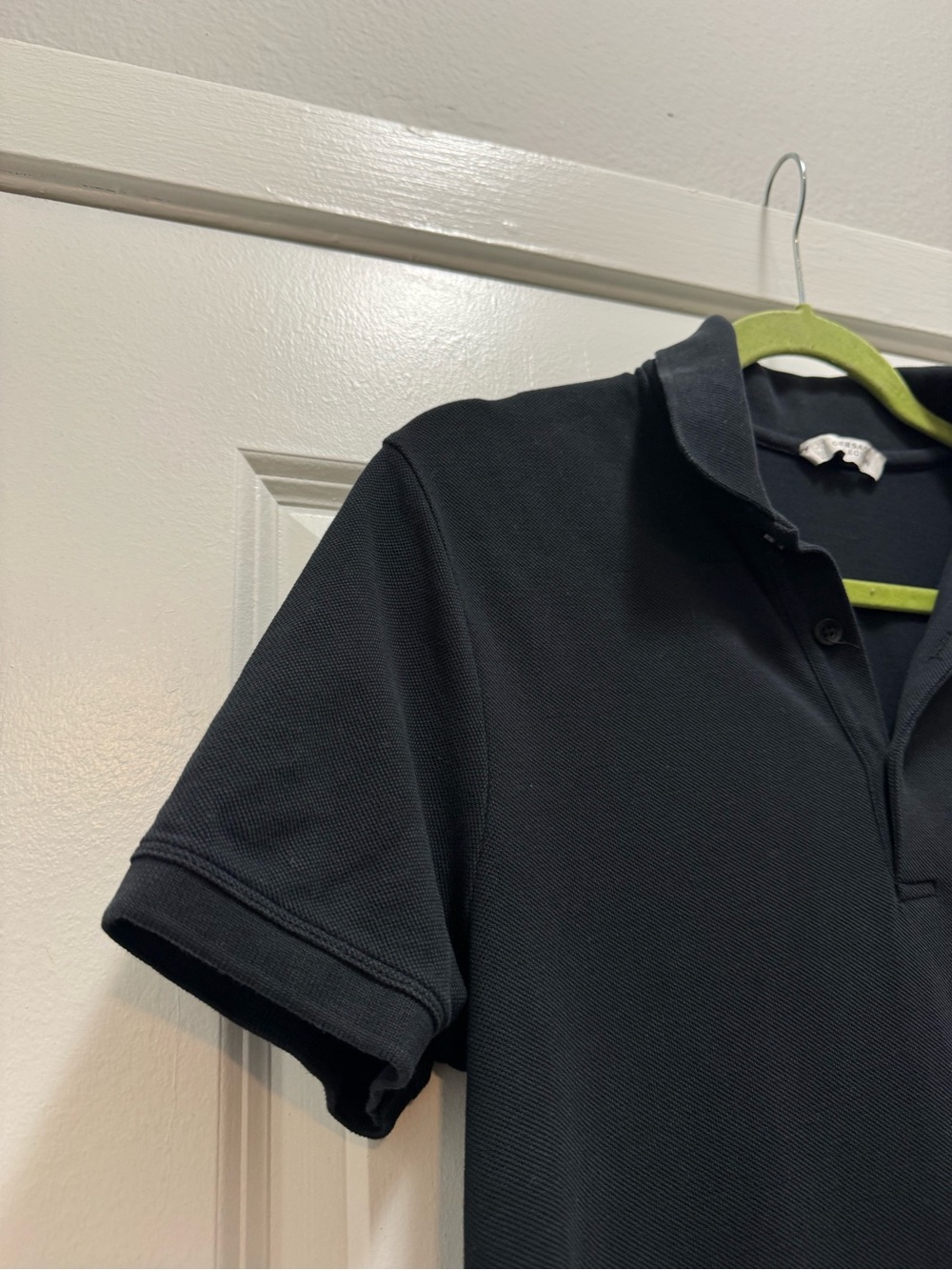 Versace Collection Black Short Sleeve Polo Shirt - Picture 2 of 10